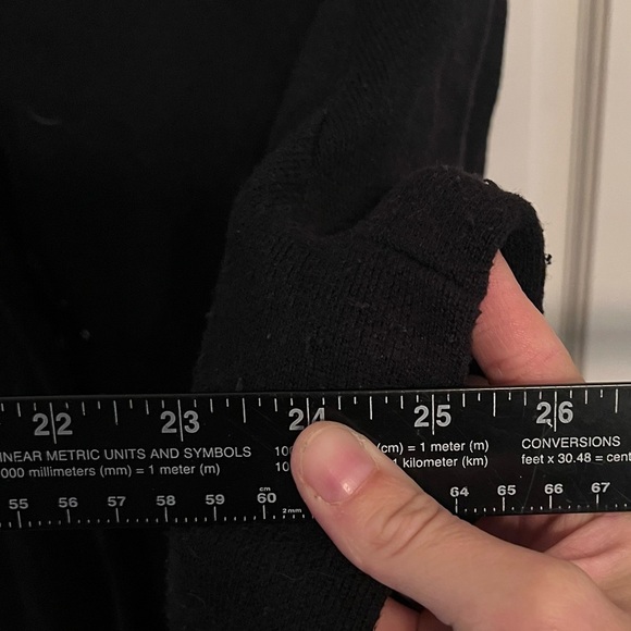 Dakini Quilted Mixed Media Jacket Womens 1X Hooded Full Zip Snap Black - Picture 7 of 7